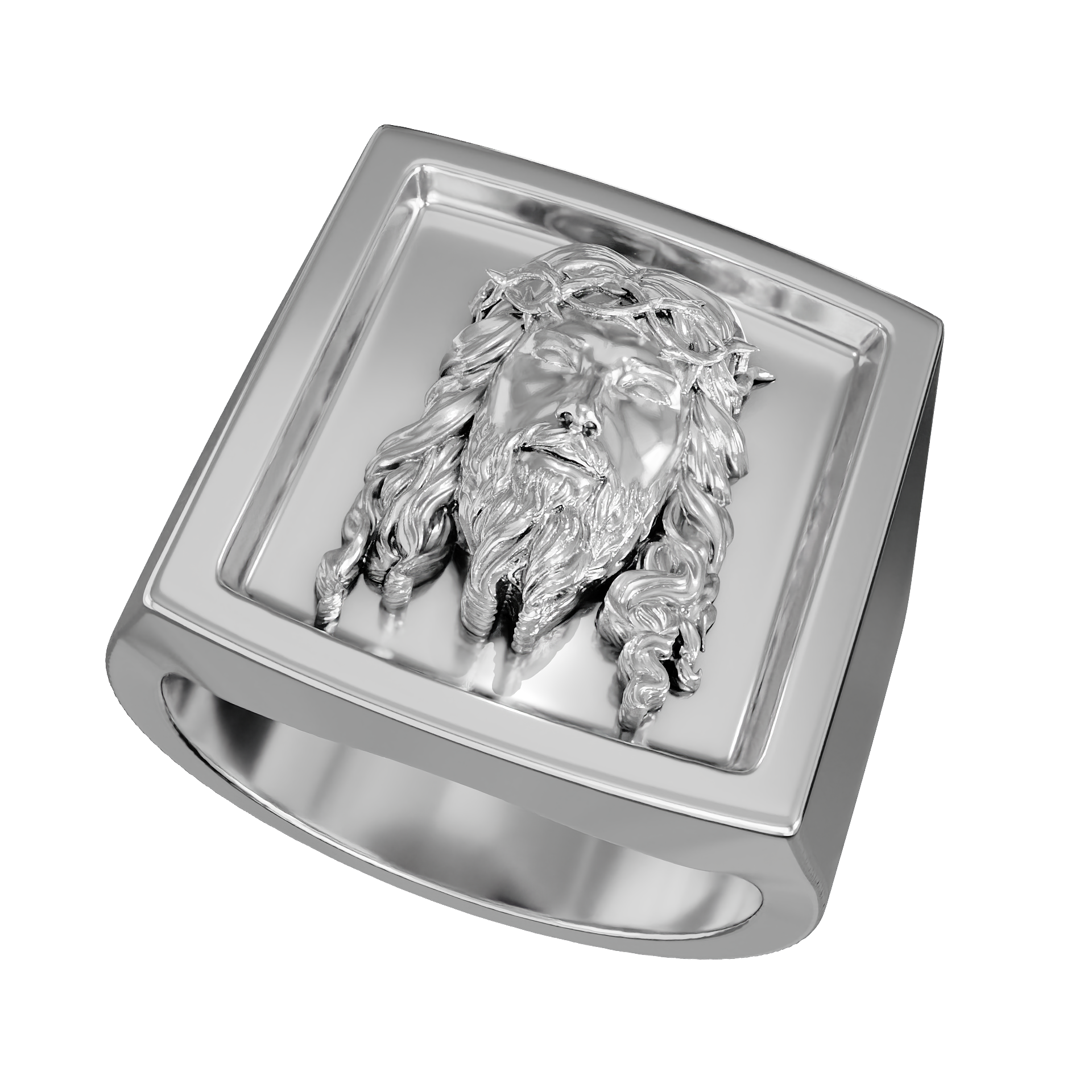 .925 Sterling Silver Jesus 2.0 Ring