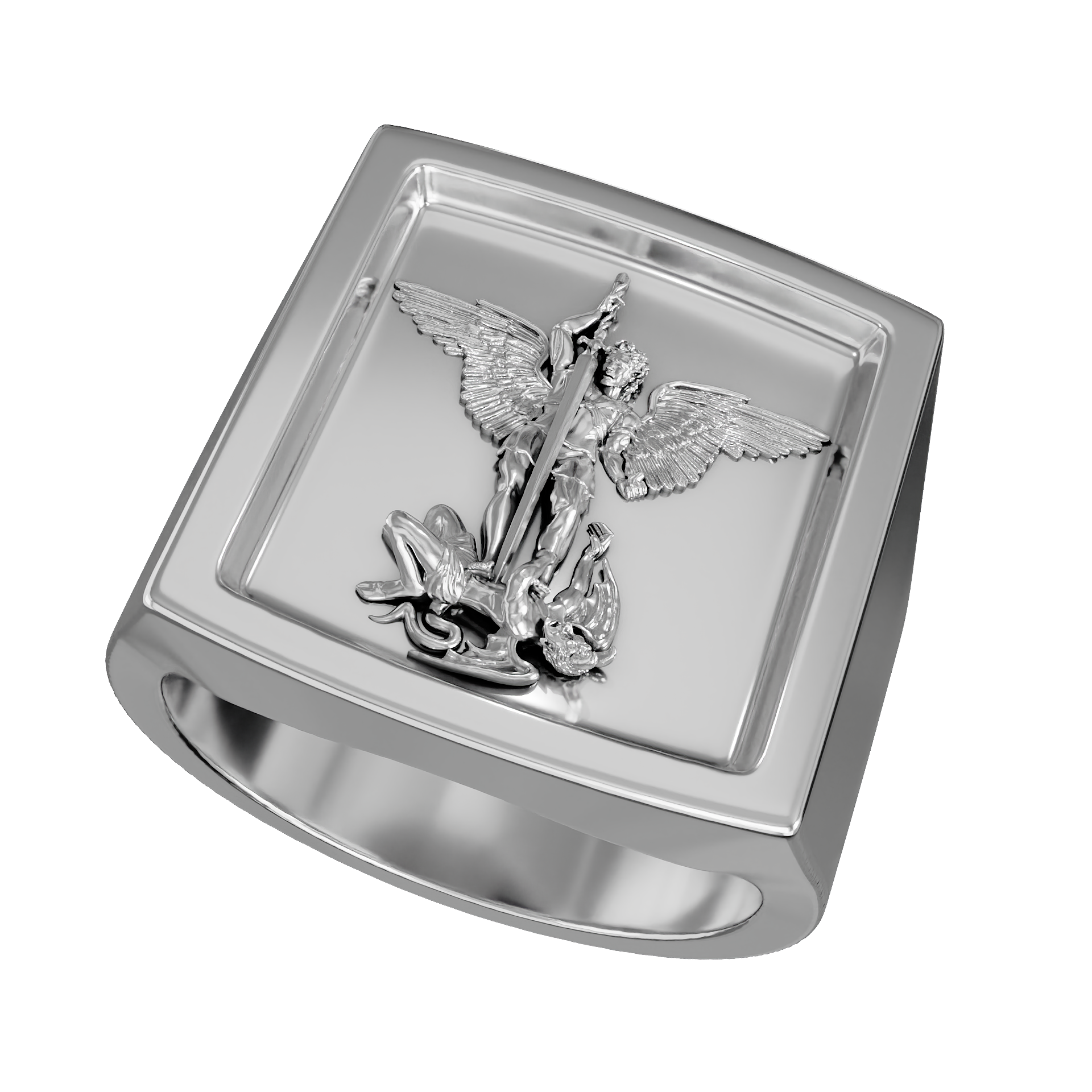 .925 Sterling Silver Archangel 2023 Ring