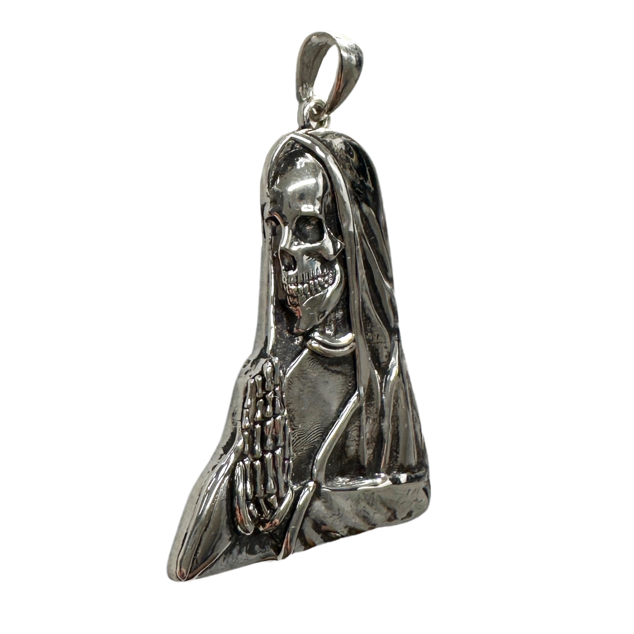 Sterling Silver Santa Muerte Piece