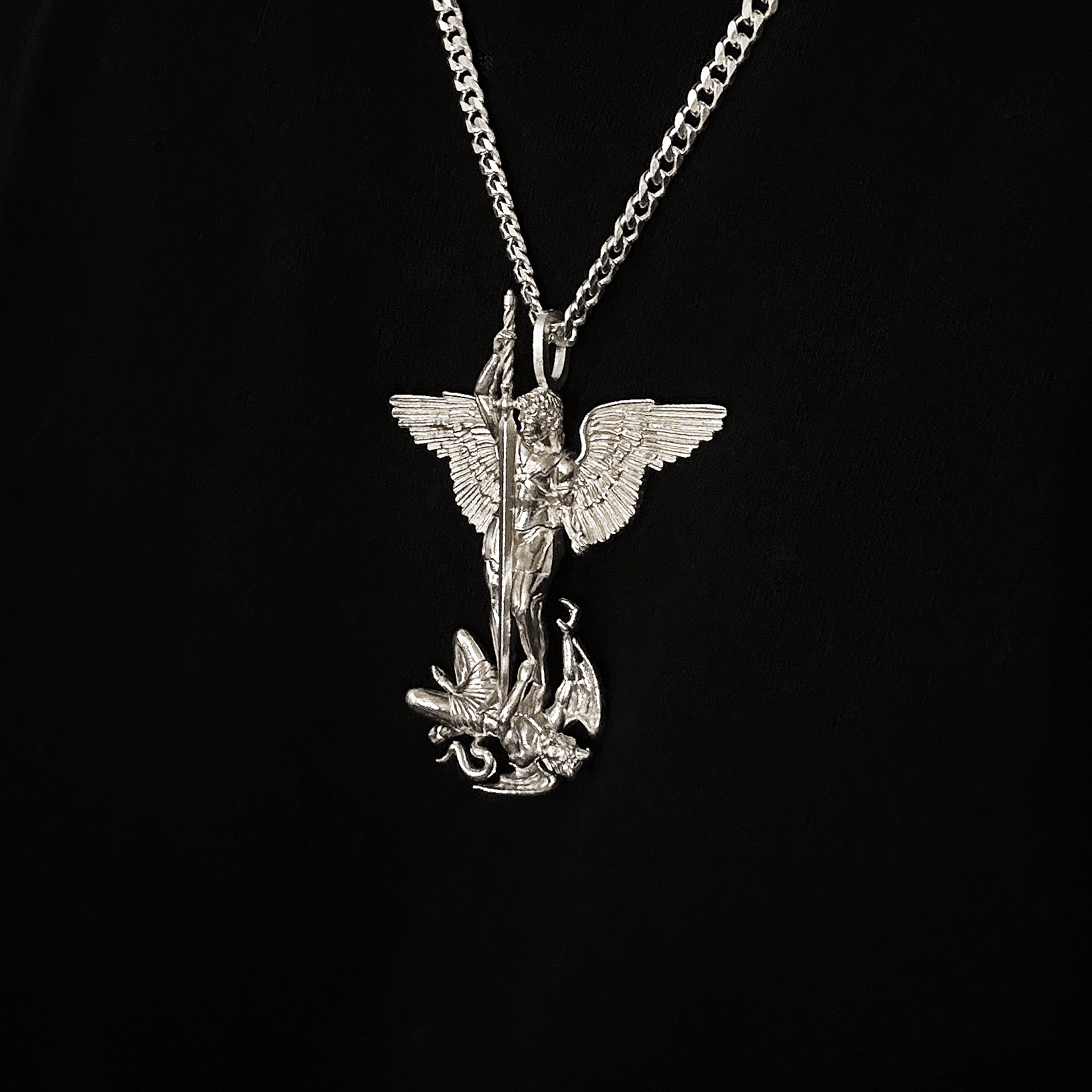 XL Sterling Silver St Michael 2023 Piece