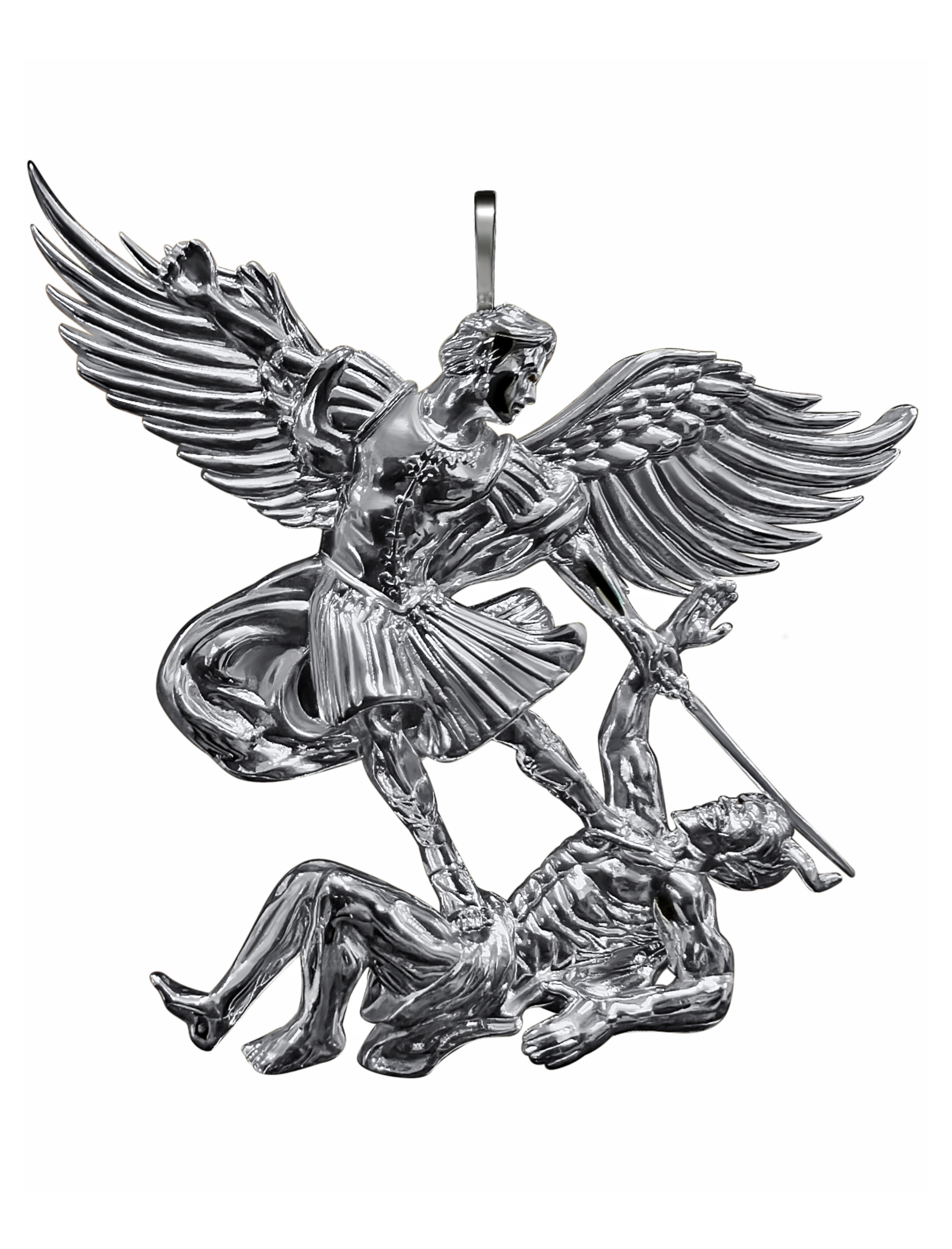 New XL Sterling Silver St Michael 2025 Piece