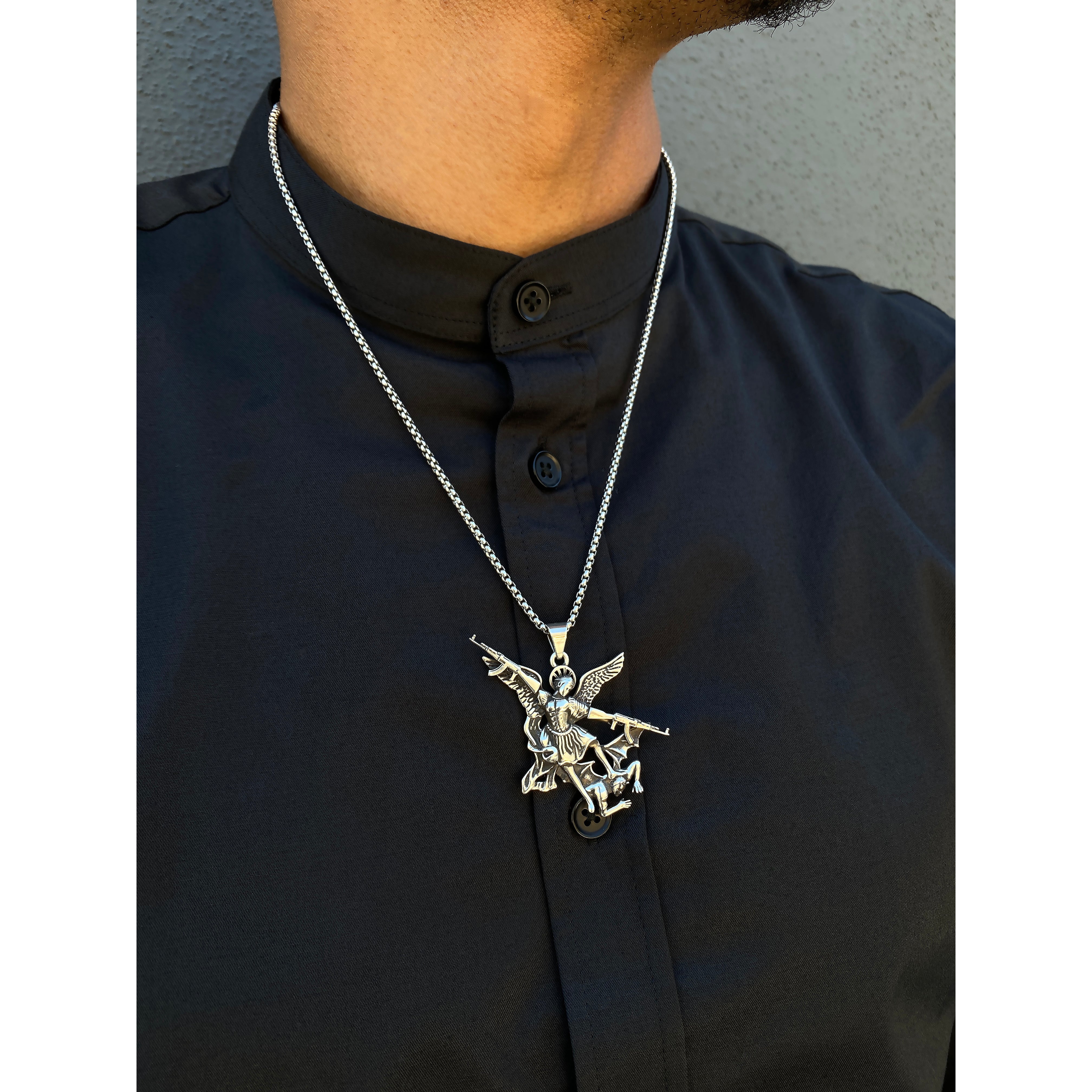 Sterling Silver XL AK Archangel Piece