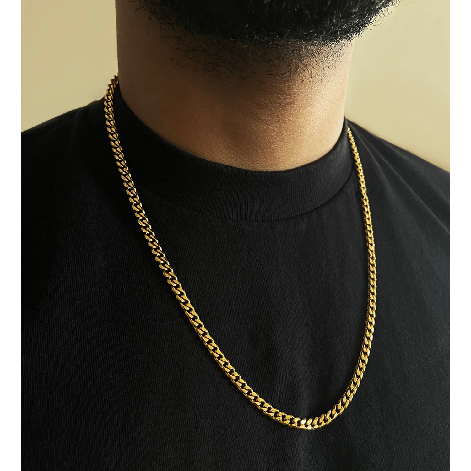 Gold Cuban Link Chain 5mm