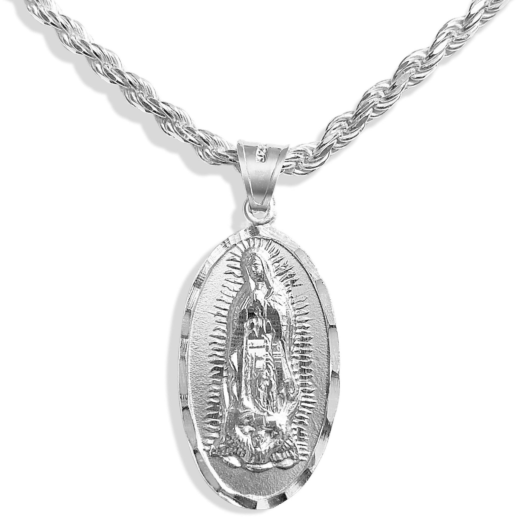 Sterling Silver Guadalupe Front Product Photo