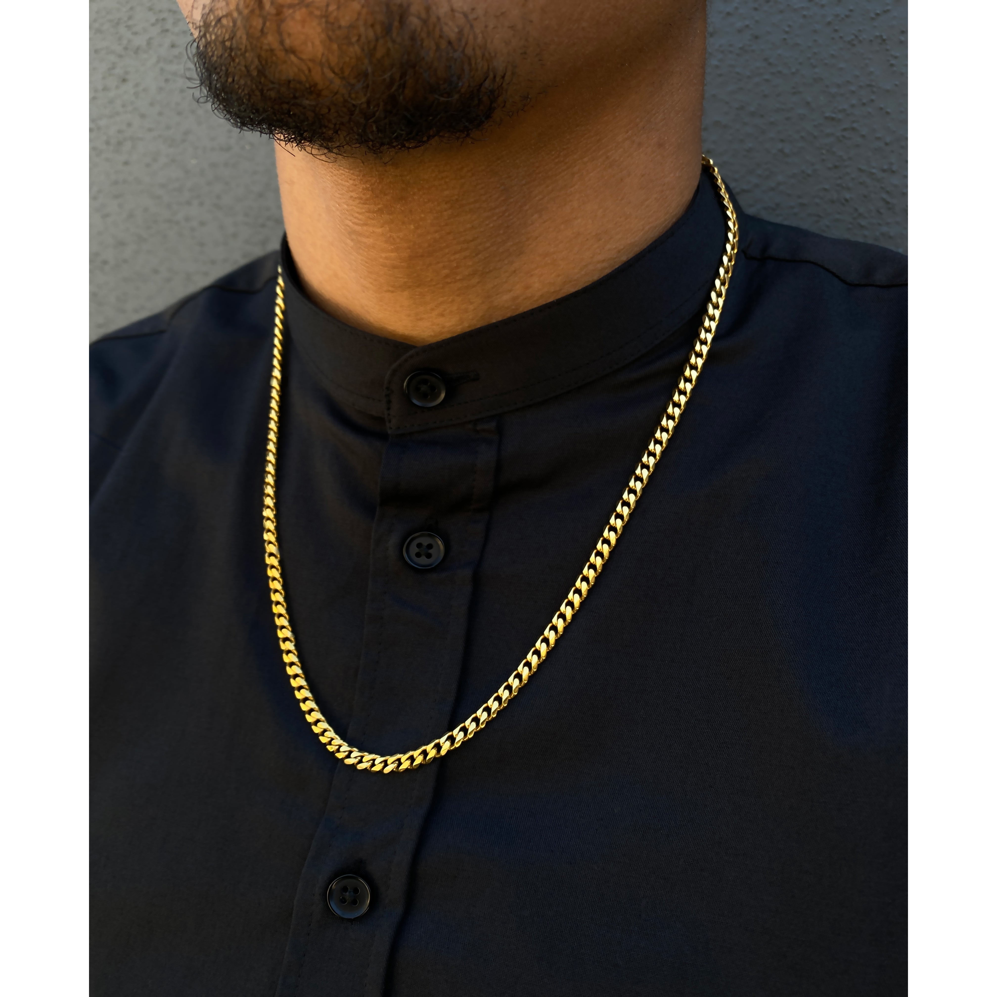 Gold Cuban Link Chain 5mm