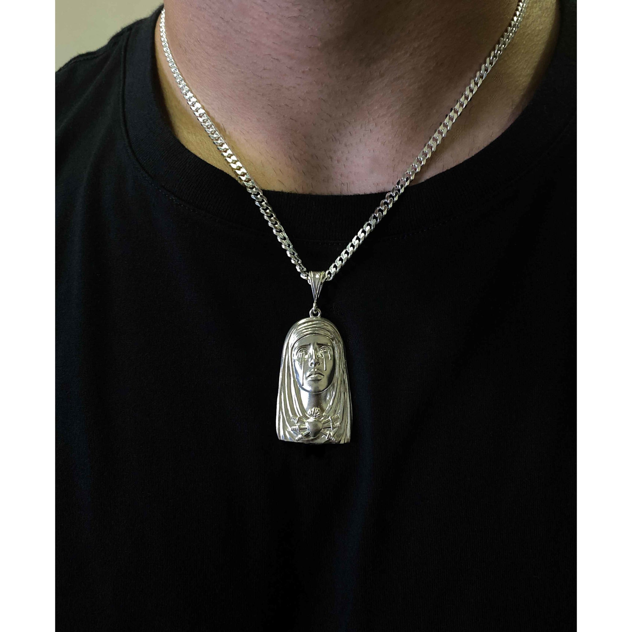 Sterling Silver Lady Of Sorrows Piece