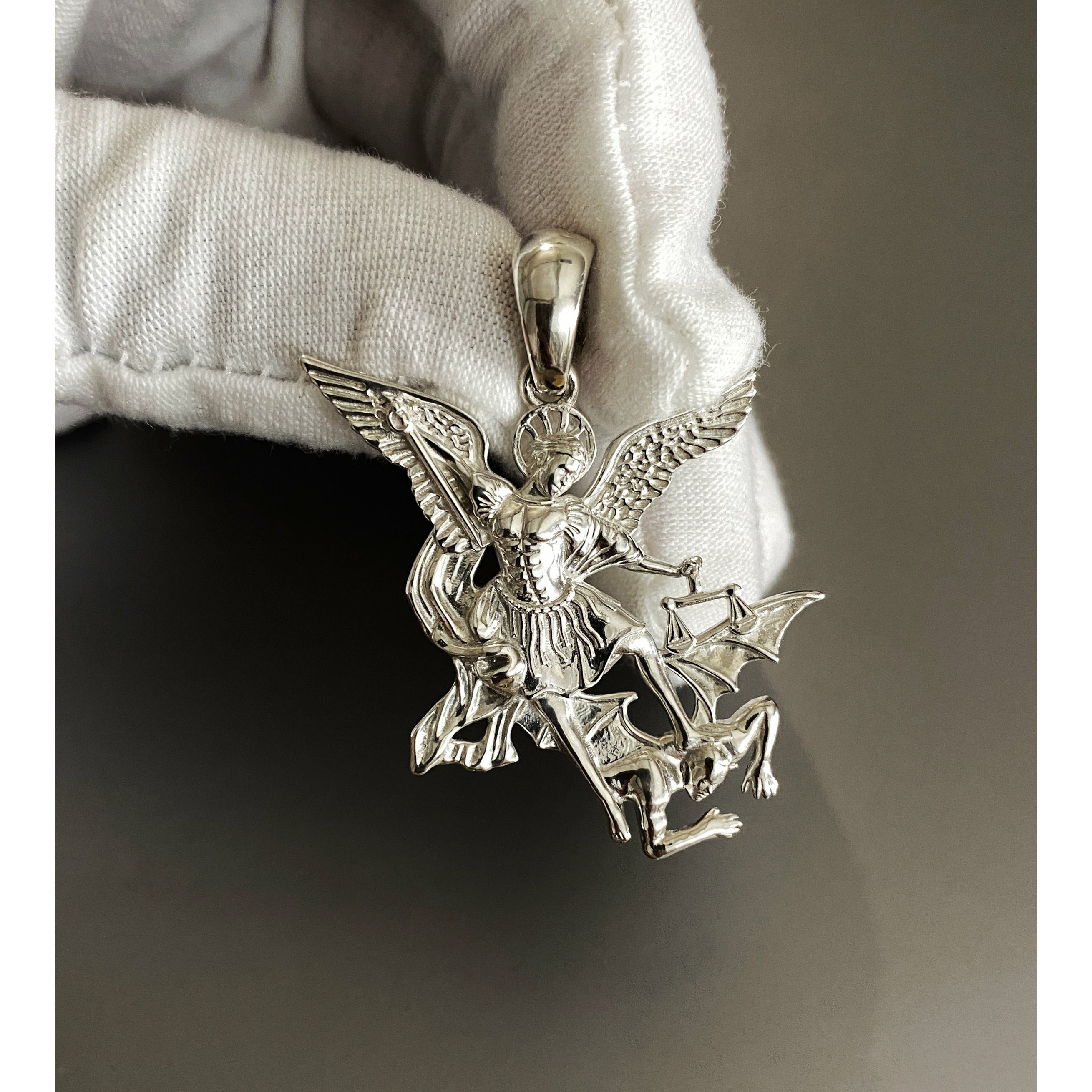 Sterling Silver Archangel Hand Modeled