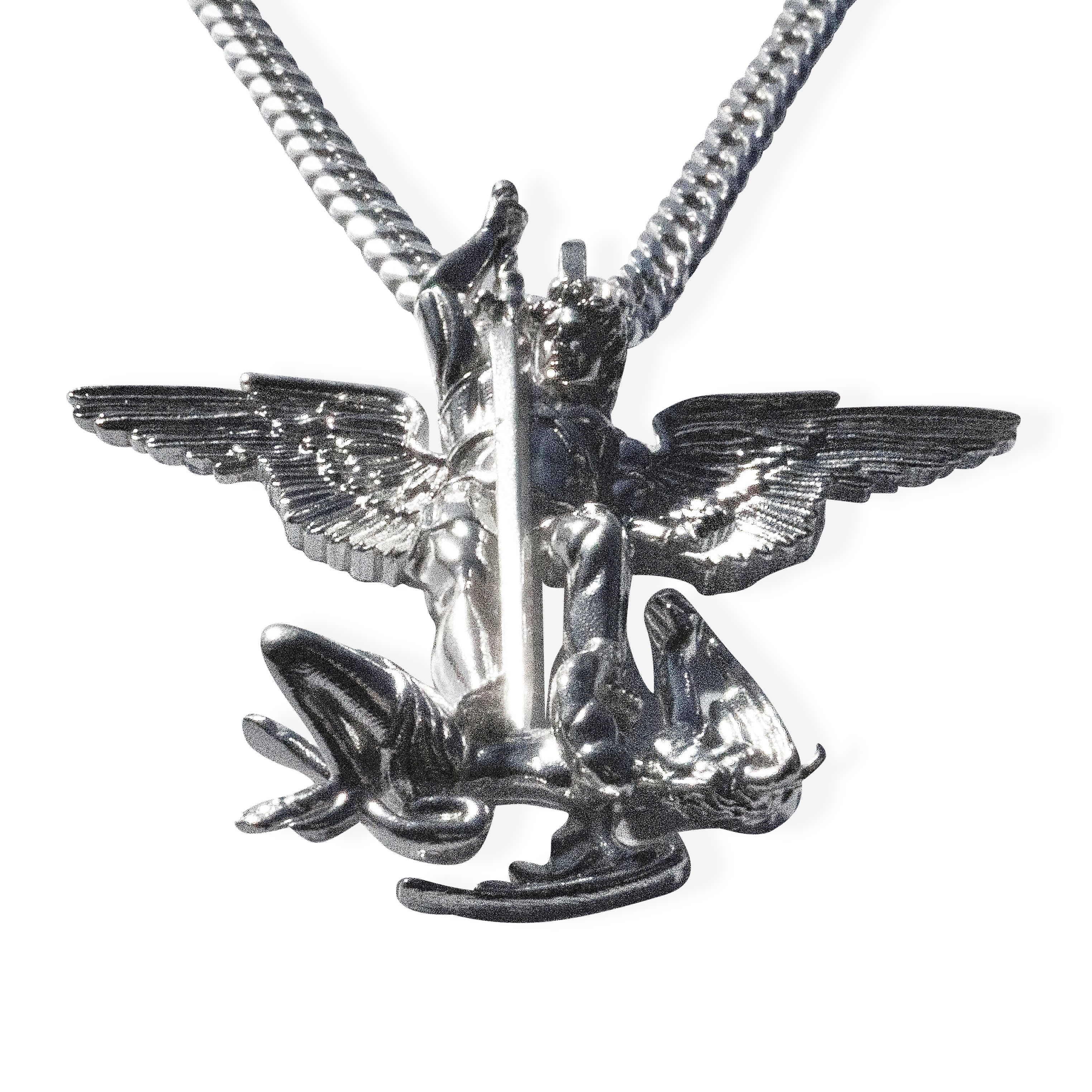 Micro Sterling Silver St Michael 2023 Piece